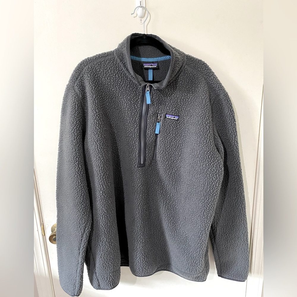 Men’s Patagonia Fleece Pullover  | 2XL | Gray